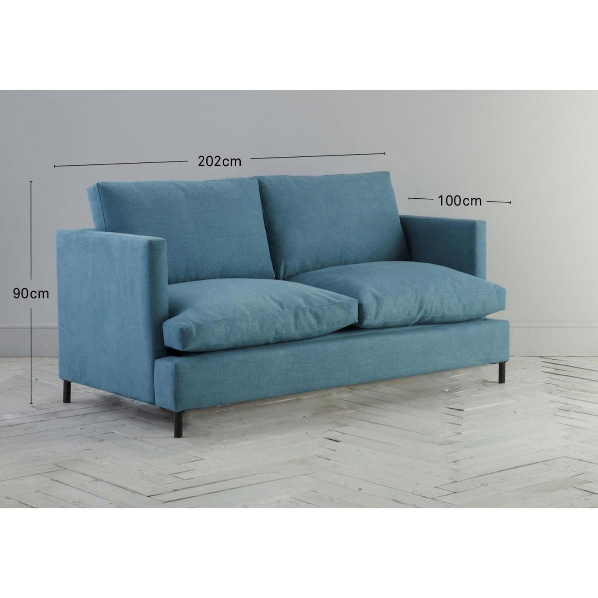 Justin Four-Seater Sofa in Proper Grey – image 8