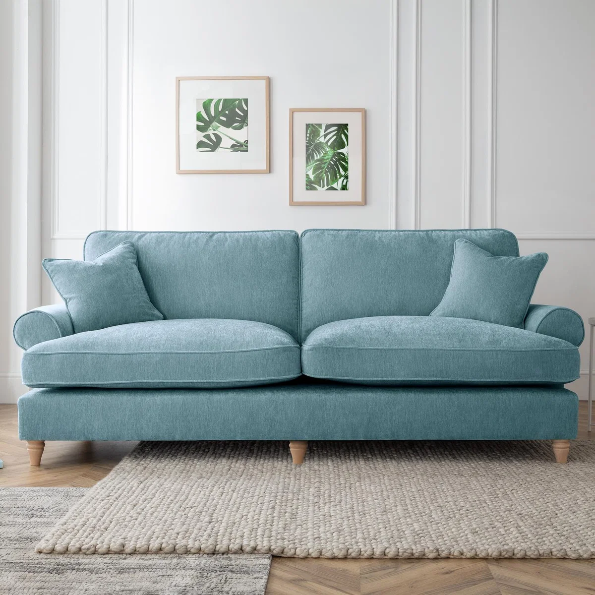 The Amelia 4 Seater Sofa - Lagoon – image 1