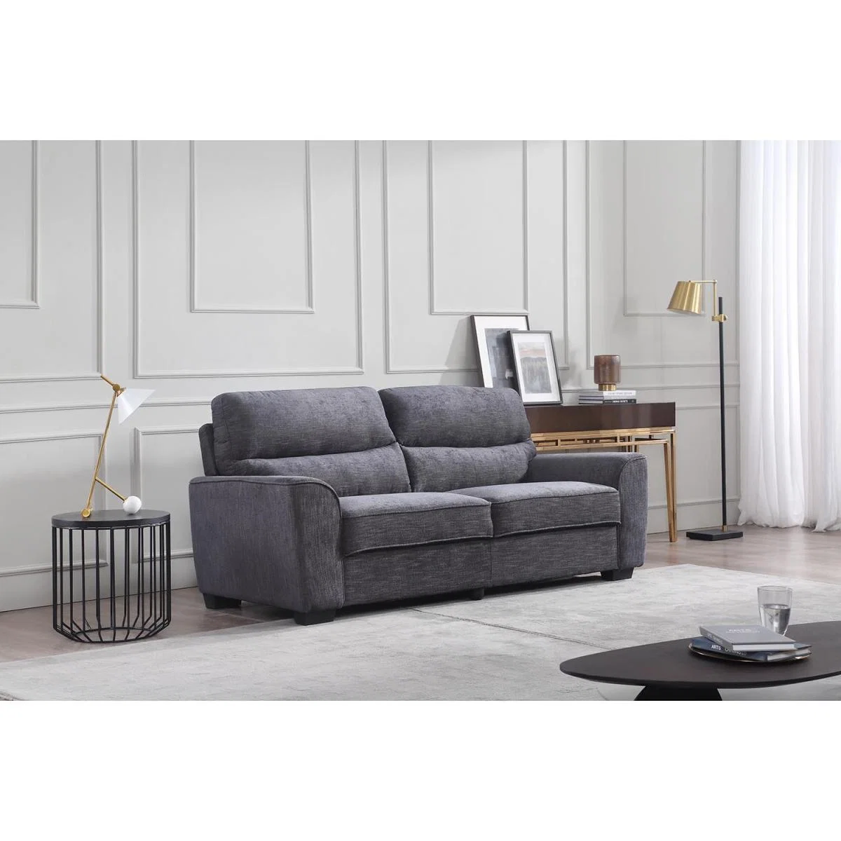Hamilton 4 Seater Sofa - Charcoal / 4 – image 4