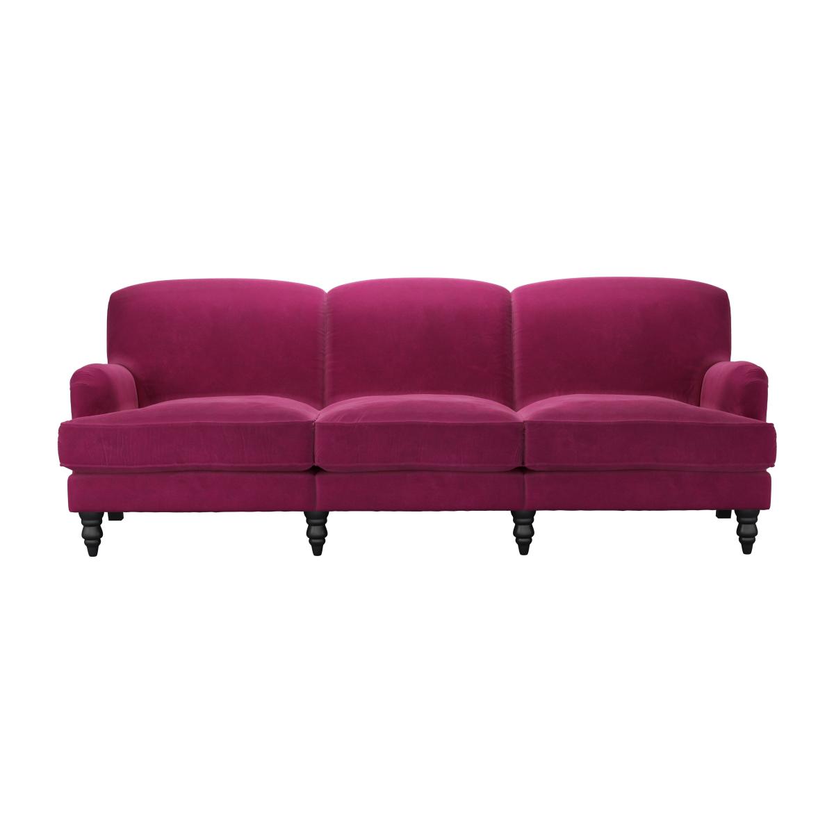 Snowdrop 4 Seat Sofa in Persian Rose Smart Velvet – image 1