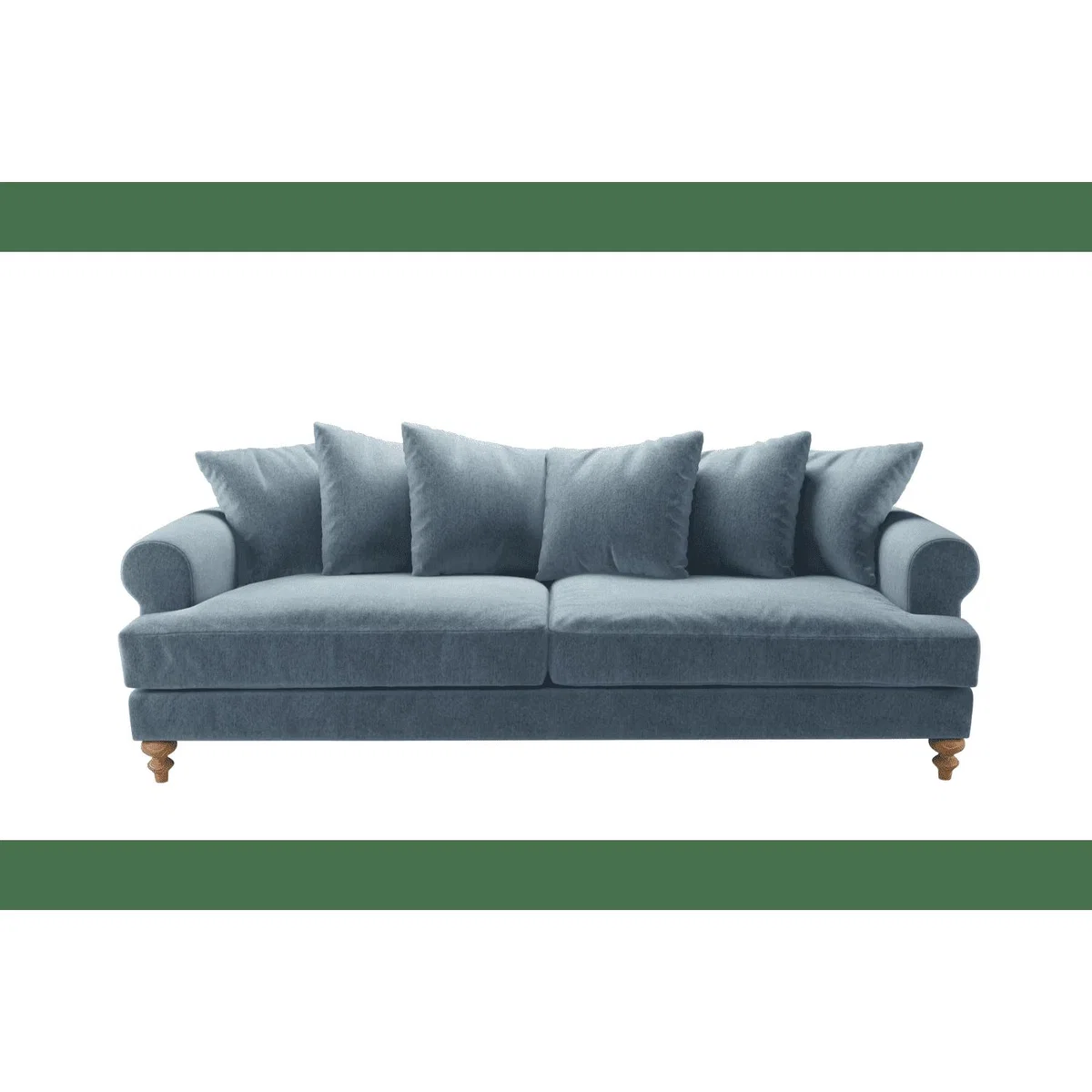 Perfectly Pristine Teddy 4 Seat Sofa in Normandy Brushstroke - sofa.com