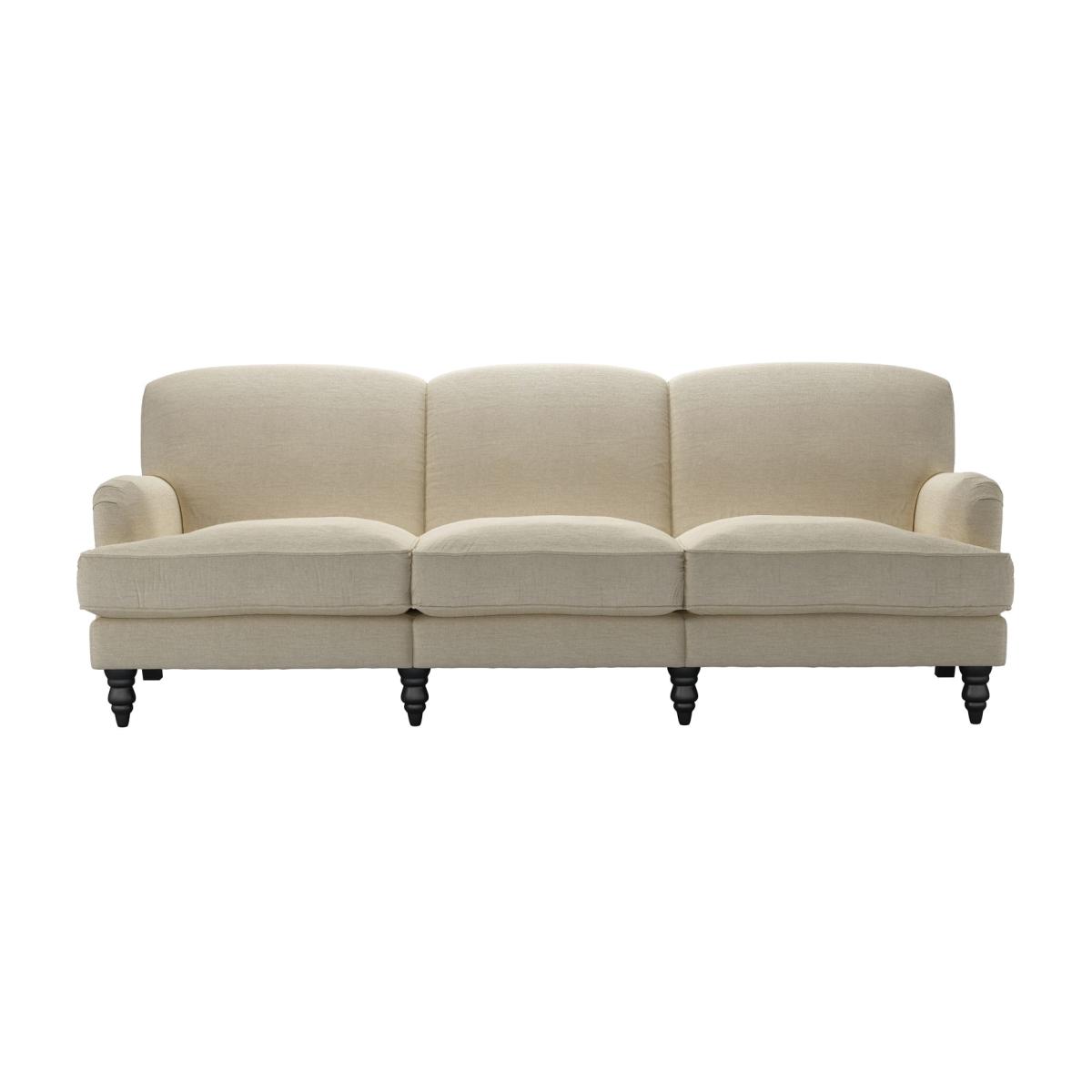 Snowdrop 4 Seat Sofa in Pampas Hygge Smart Linen – image 1