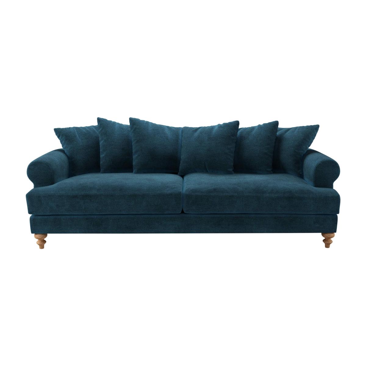Teddy 4 Seat Sofa in Mineral Mist Speckled Chenille – image 1