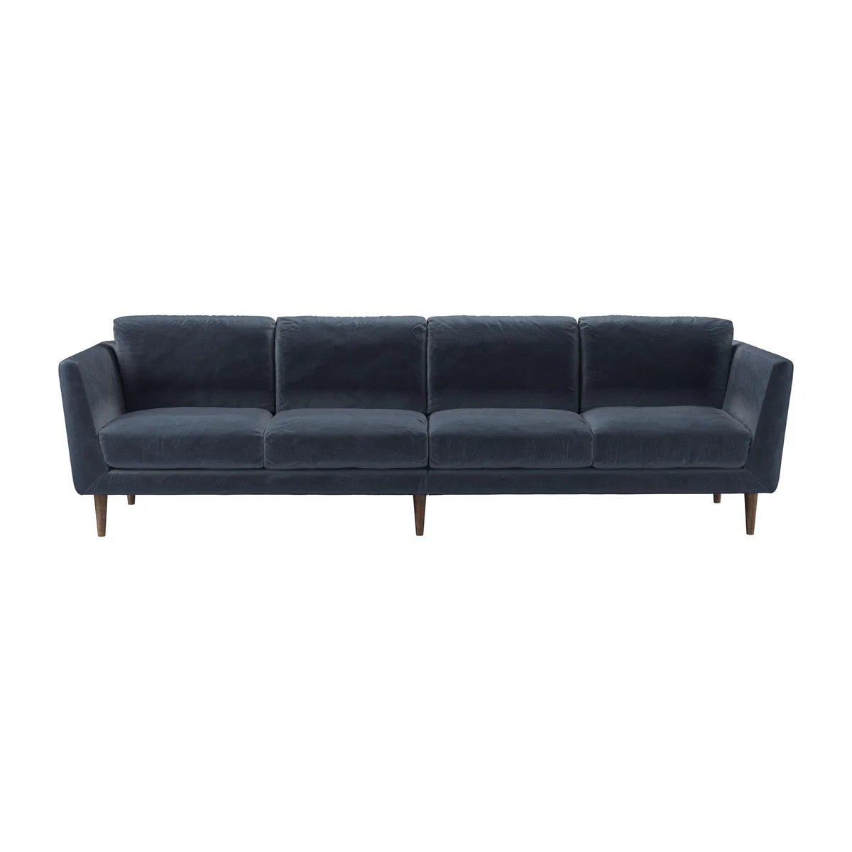Holly 4 Seat Sofa in Skyfall Cotton Matt Velvet – image 1