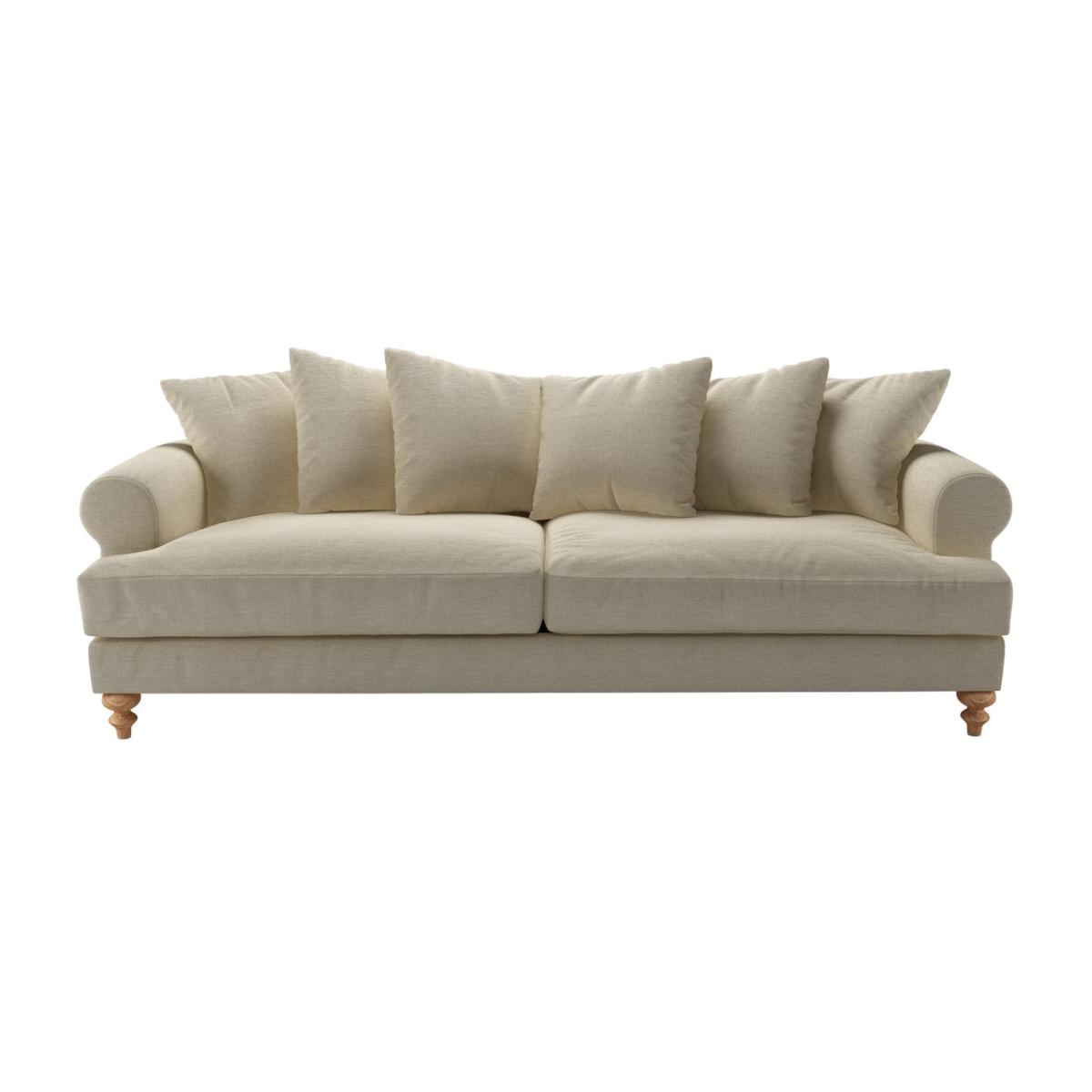 Teddy 4 Seat Sofa in Pampas Hygge Smart Linen – image 1