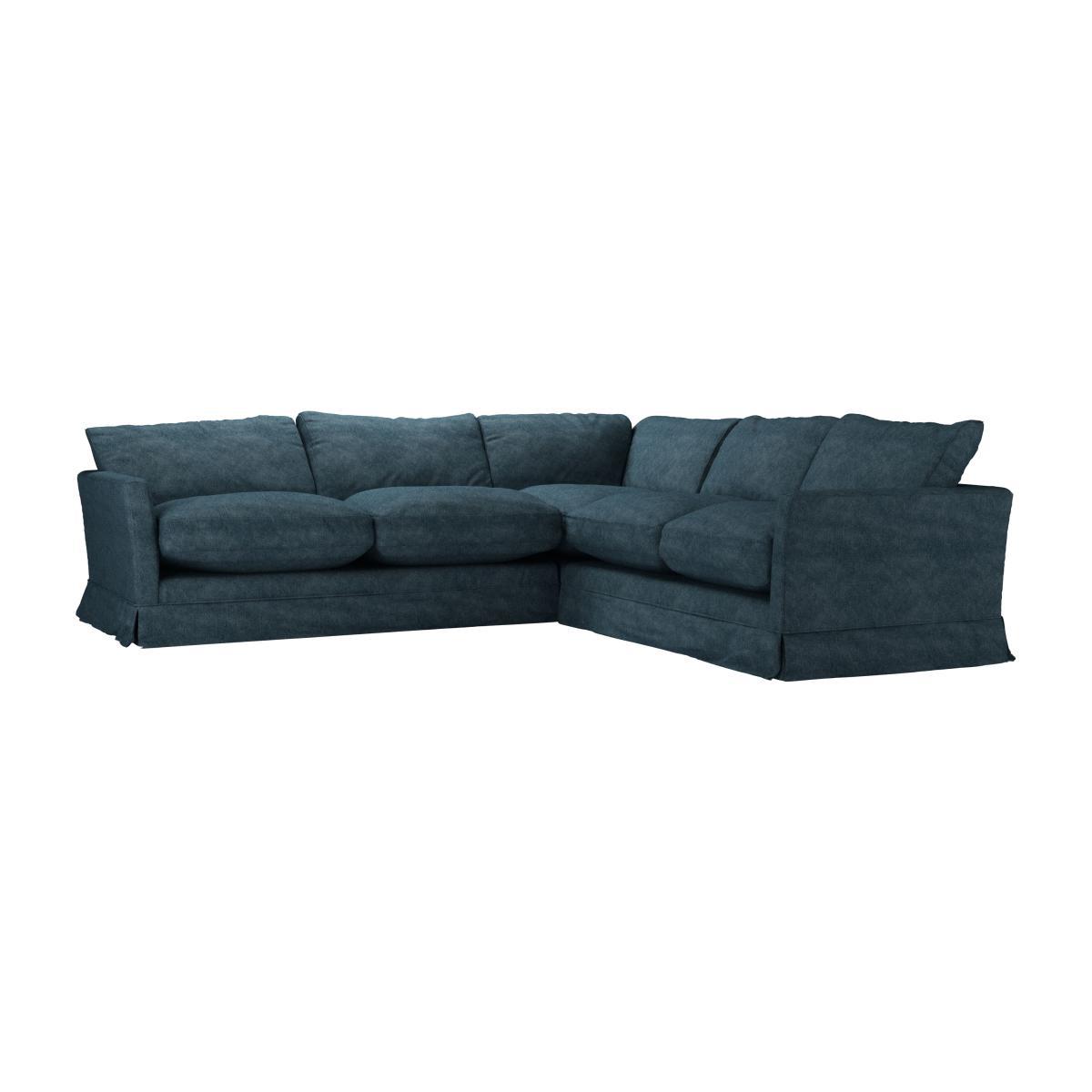 Otto Asym. Crn: LHF 2.5 Seat w RHF 2 Seat in Kingfisher Soft Chenille - sofa.com – image 1