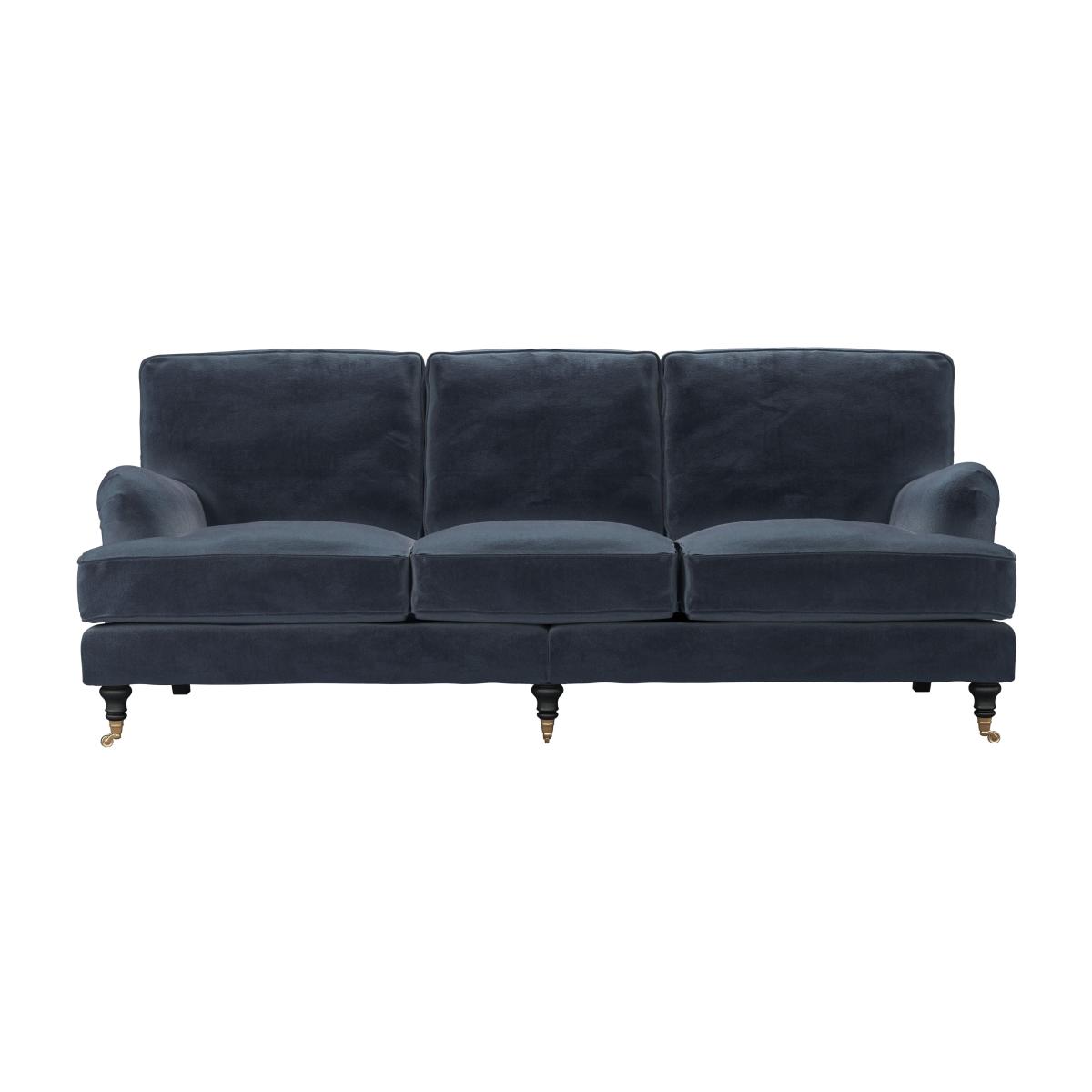 Bluebell 4 Seat Sofa in Skyfall Cotton Matt Velvet – image 1