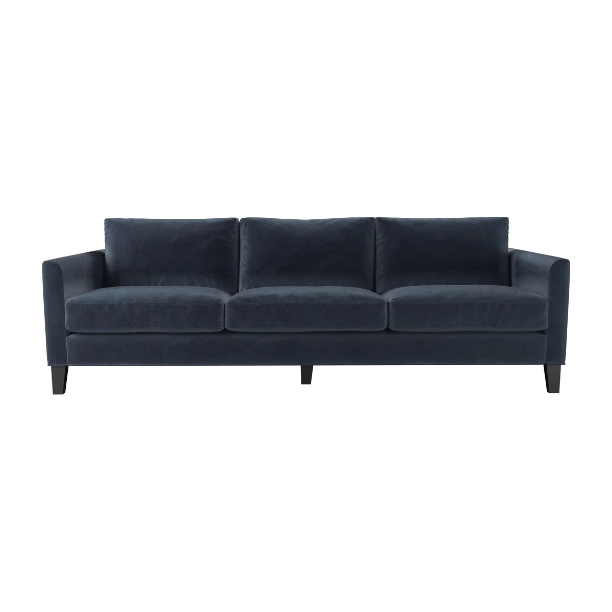 Izzy 4 Seat Sofa in Skyfall Cotton Matt Velvet – image 1