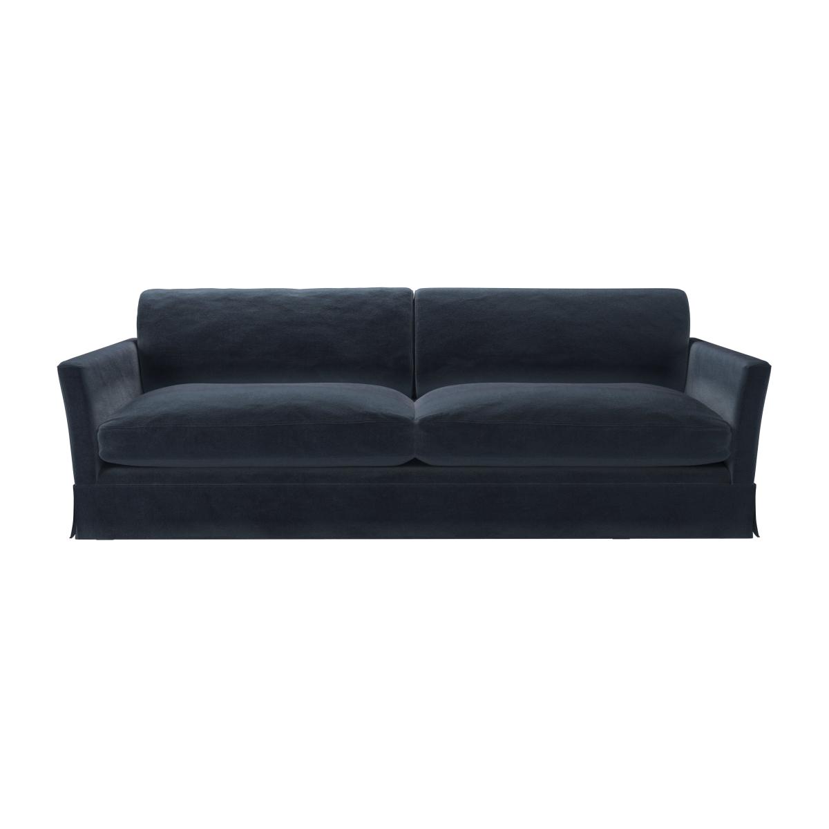 Otto 4 Seat Sofa in Skyfall Cotton Matt Velvet – image 1