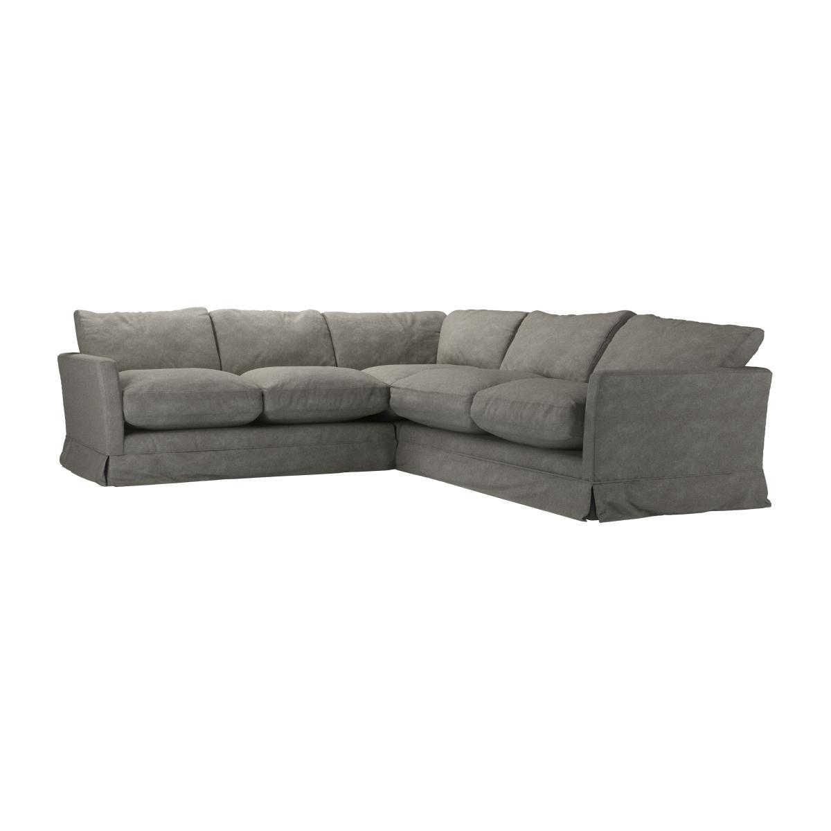 Otto Asym. Crn: LHF 2 Seat w RHF 2.5 Seat in Coin Soft Chenille - sofa.com – image 1
