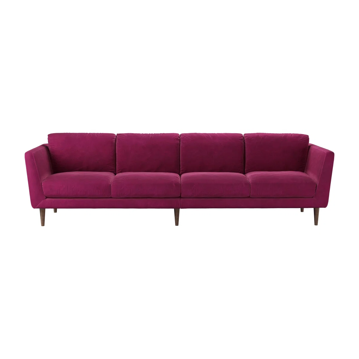 Holly 4 Seat Sofa in Persian Rose Smart Velvet – image 1