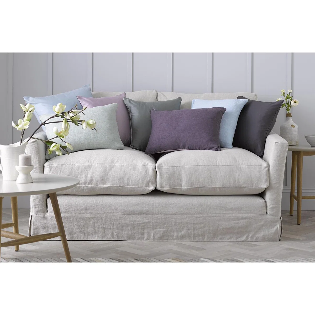 Otto 4 Seat Sofa in Persian Rose Smart Velvet – image 2