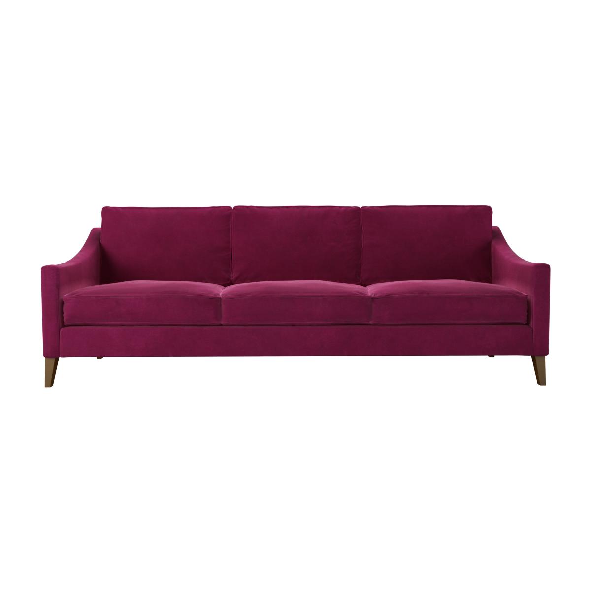 Iggy 4 Seat Sofa in Persian Rose Smart Velvet – image 1