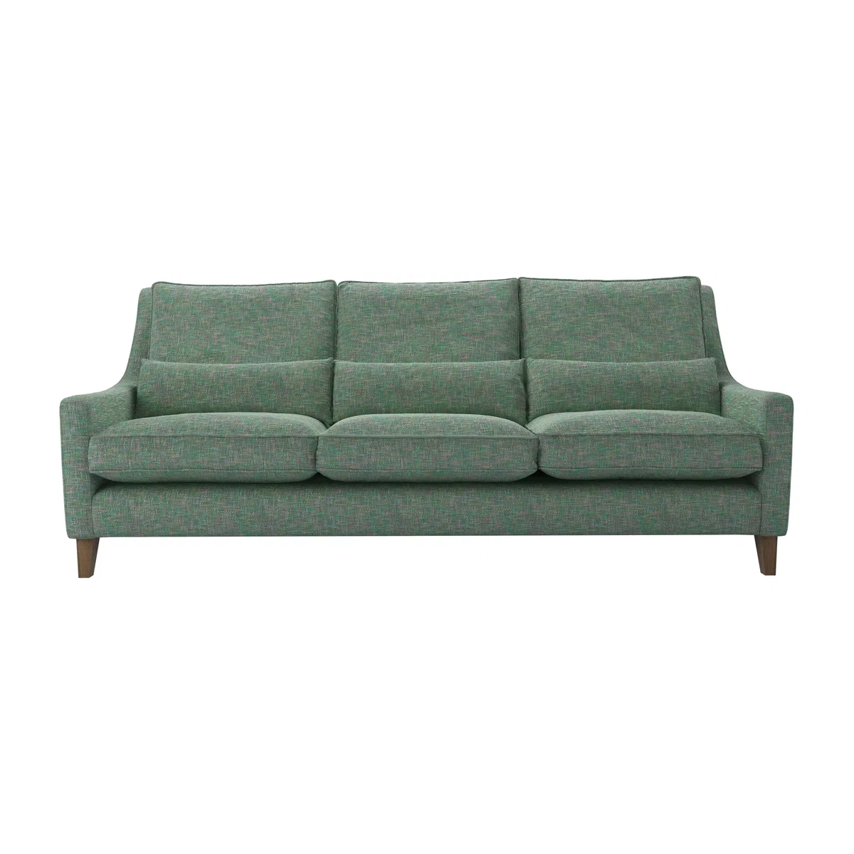 Iggy High Back 4 Seat Sofa in Waterlily Impressionist Tweed - sofa.com