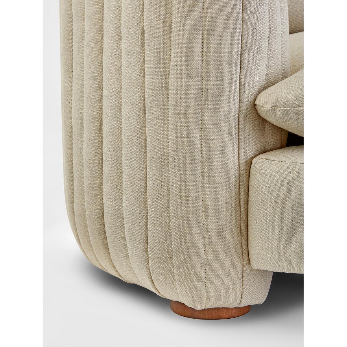 Vivienne Modular Sofa, Four Seater, Linen Natural, UK – image 5