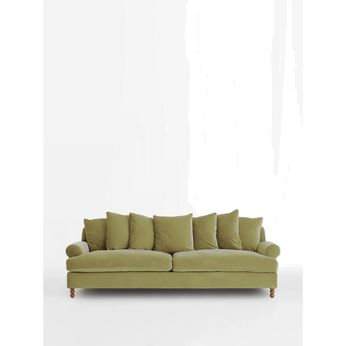 Audrey 4-Seater Sofa, Velvet Lichen – image 1