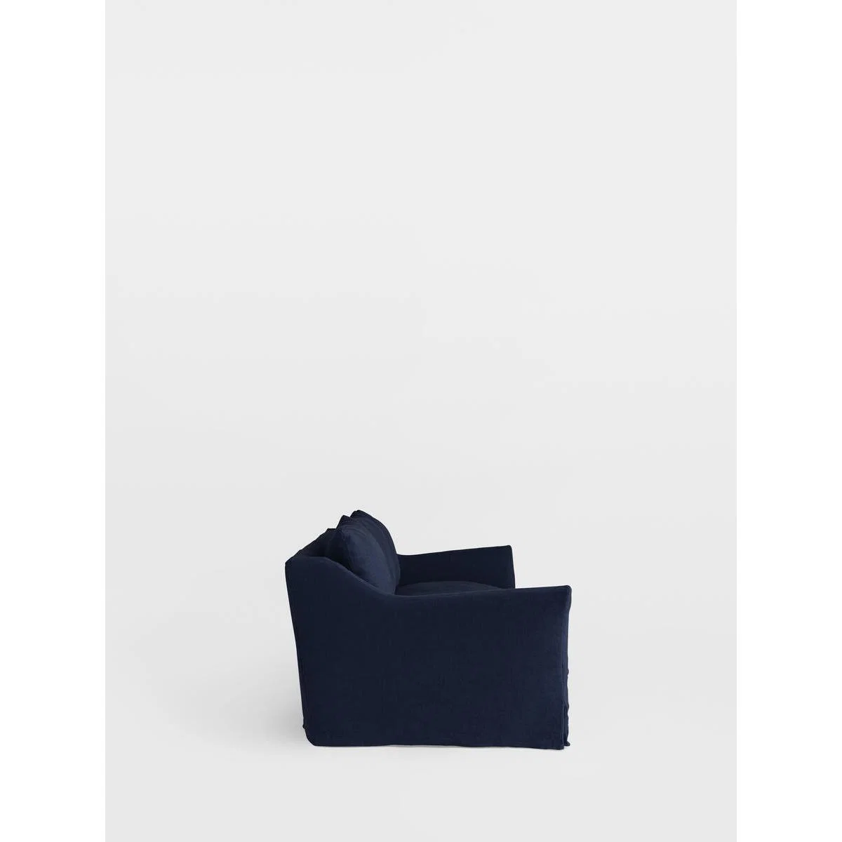 Roma 4-Seater Sofa, Linen Dark Navy – image 3