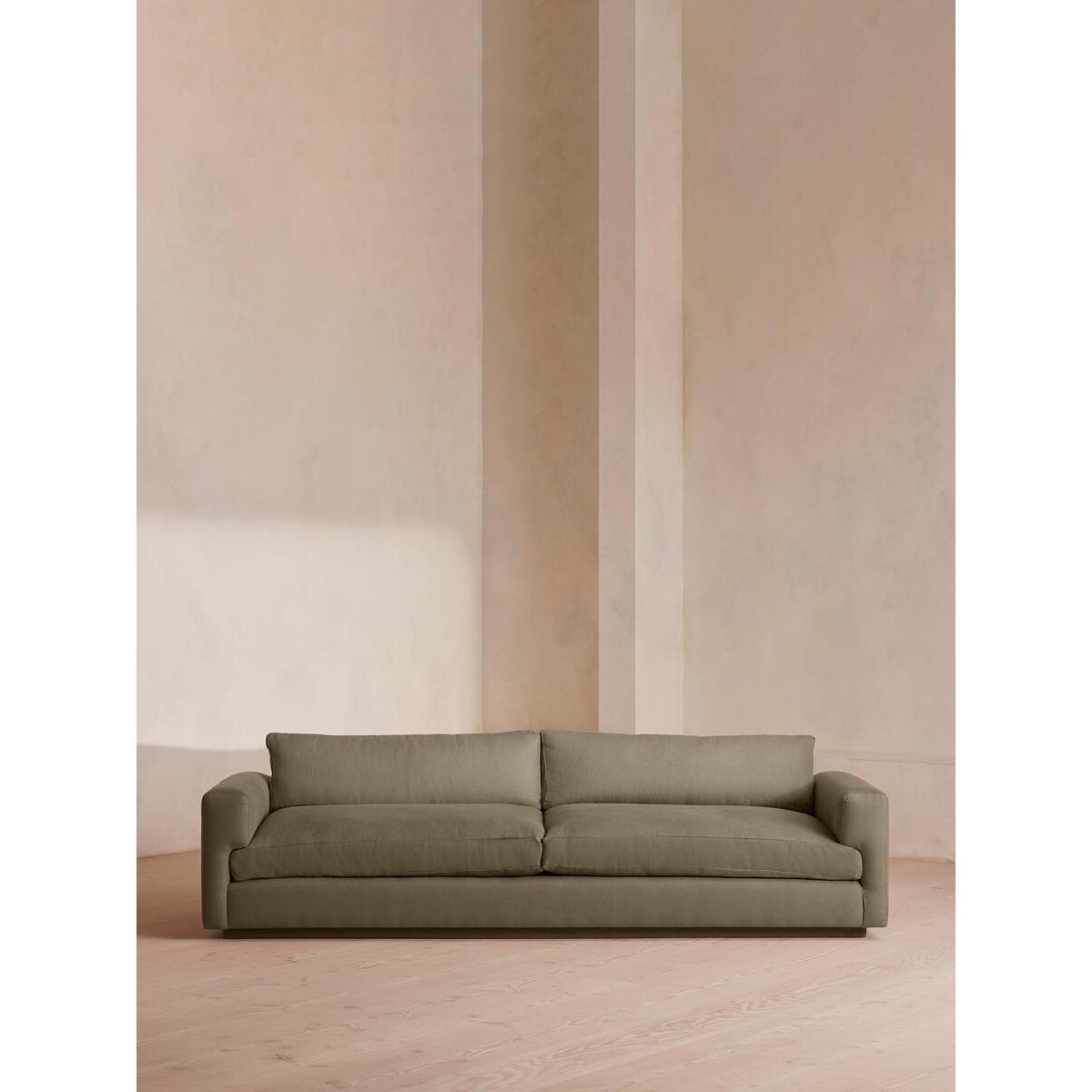 Mossley Four Seater Sofa, Linen, Sage – image 2