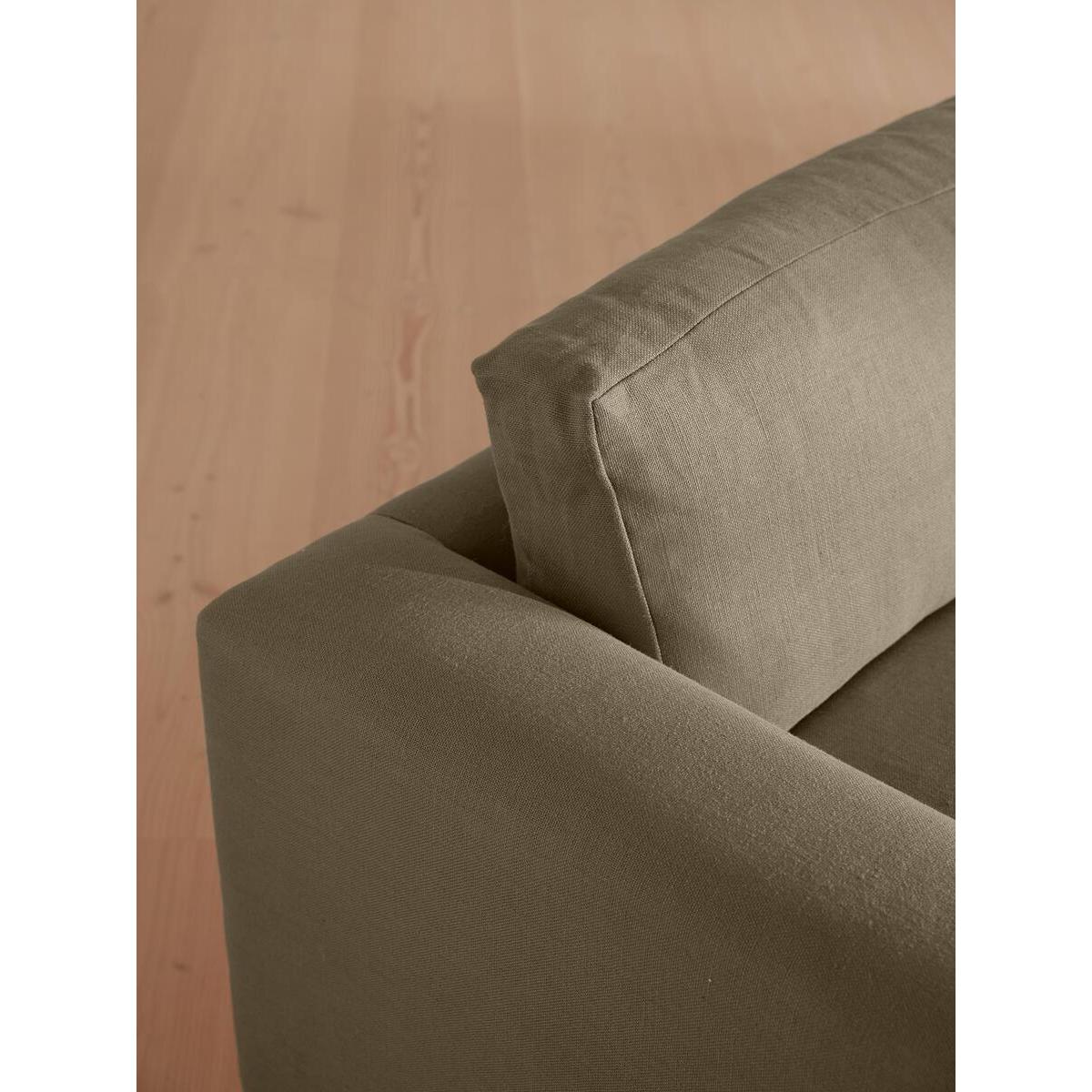 Mossley Four Seater Sofa, Linen, Sage – image 6