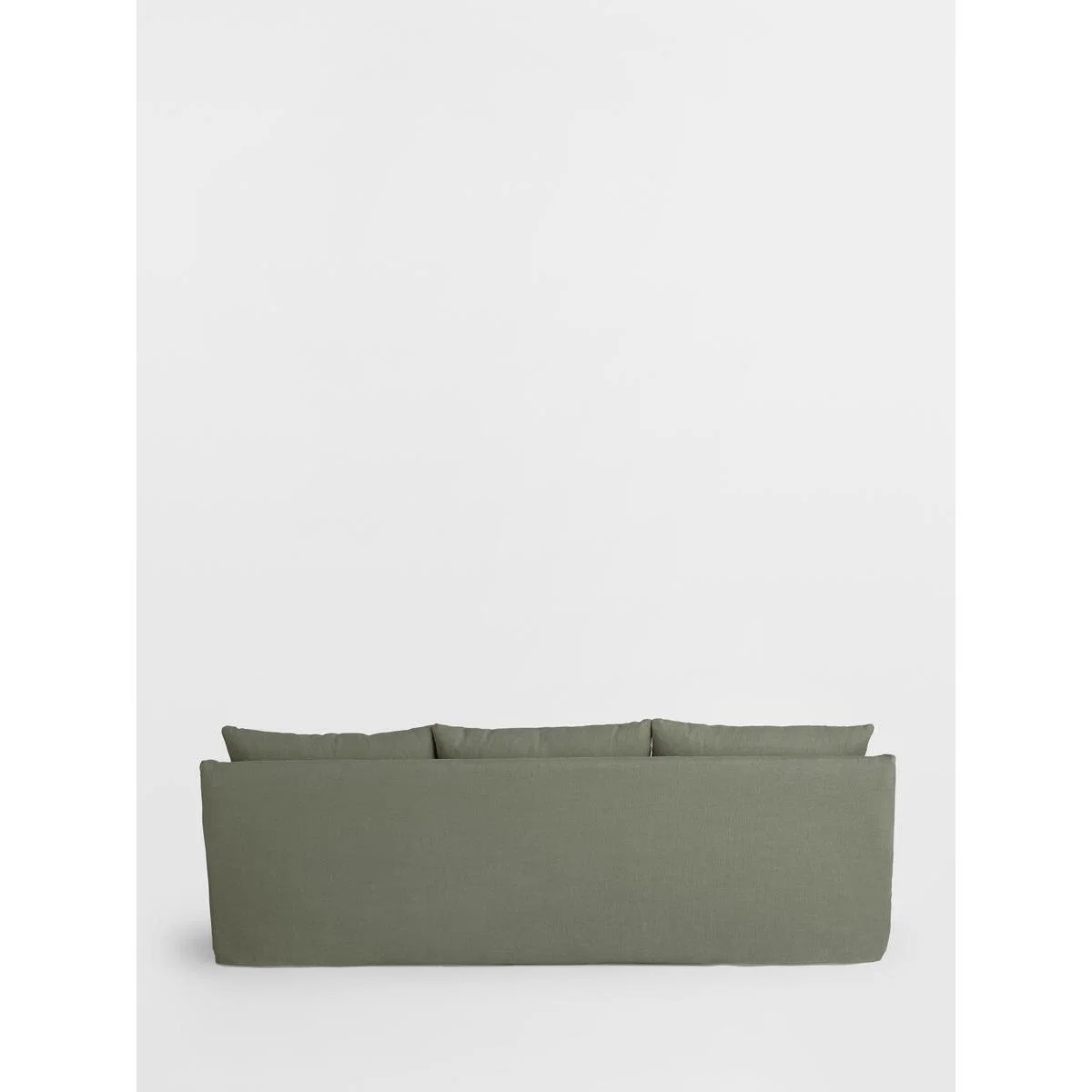 Roma 4-Seater Sofa, Linen Loden – image 4
