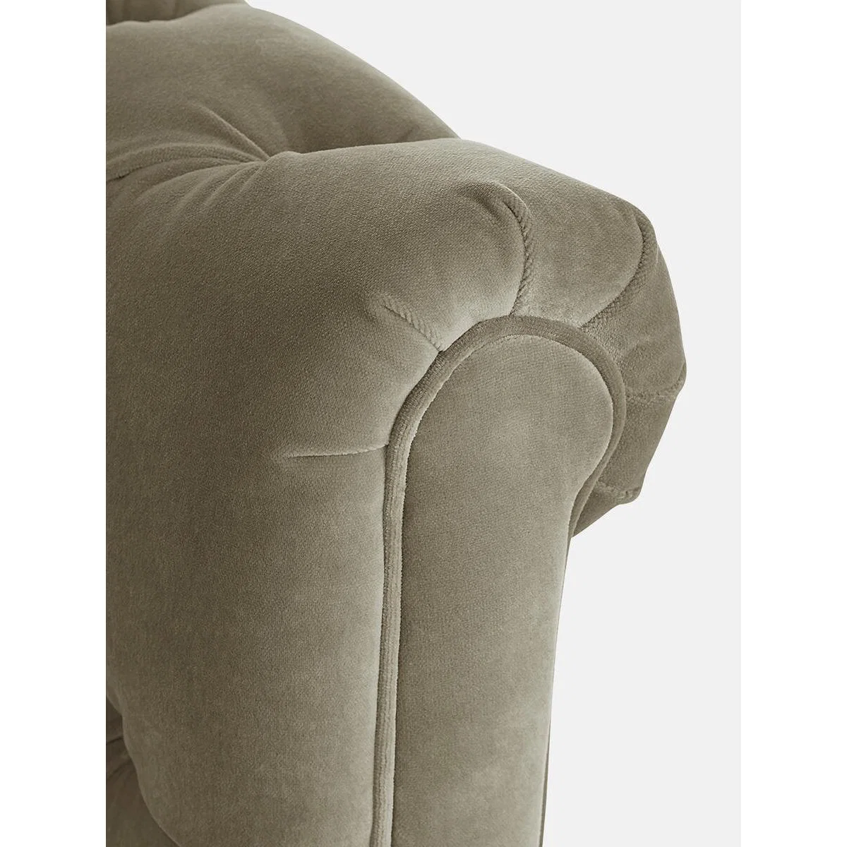 Aderyn Chesterfield 4 Seater, Velvet Lichen – image 6