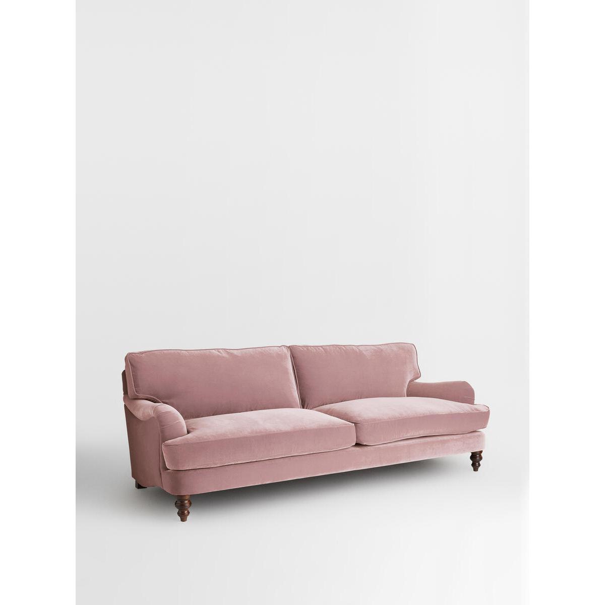 Arundel 4-Seater Sofa, Velvet Rose Water – image 2