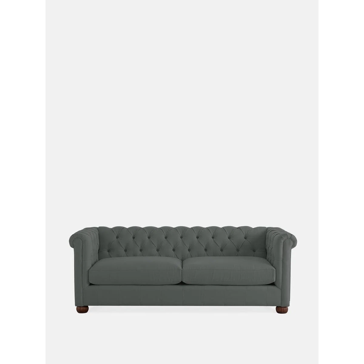 Aderyn Chesterfield 4 Seater, Linen Loden – image 1