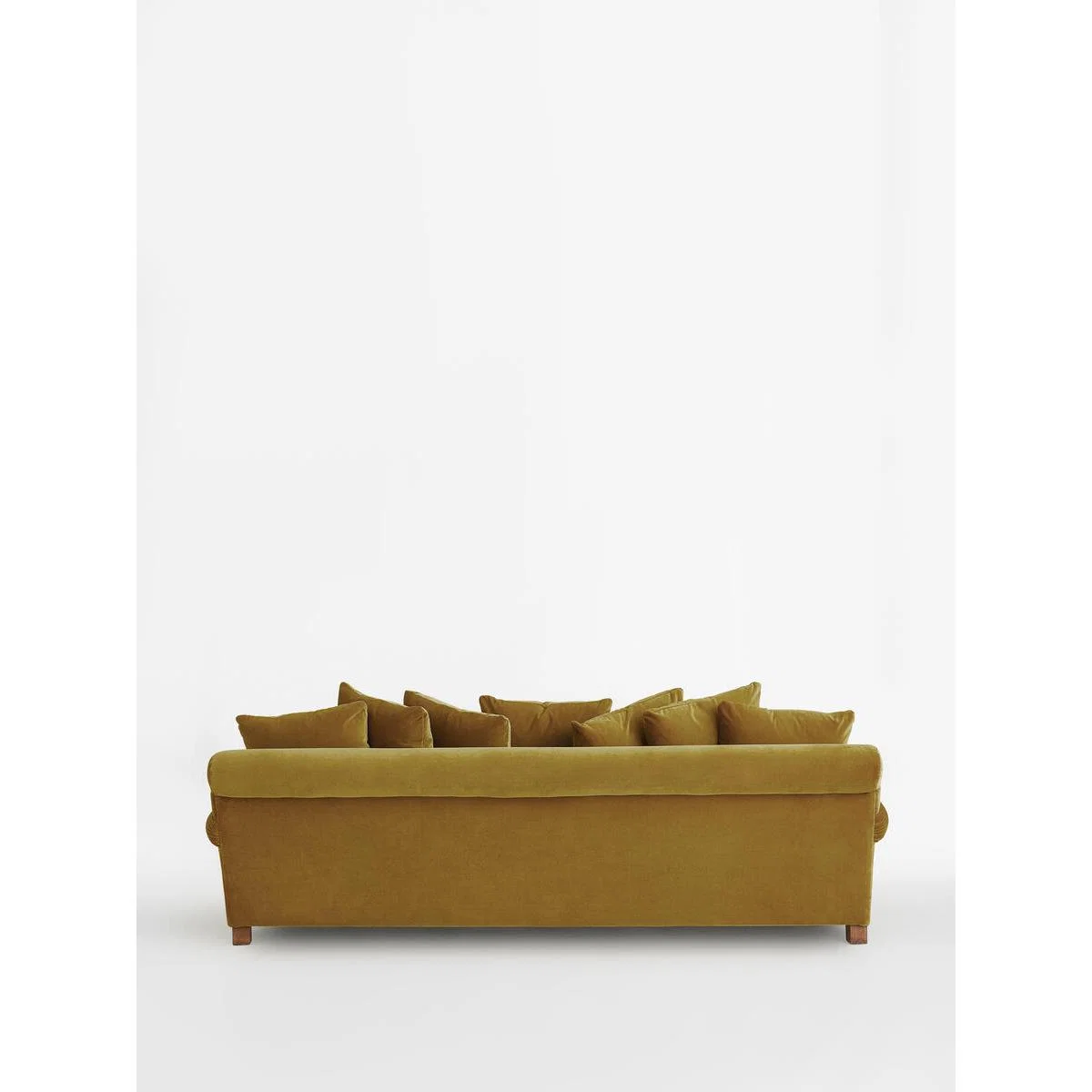 Audrey 4-Seater Sofa, Velvet Ochre – image 4
