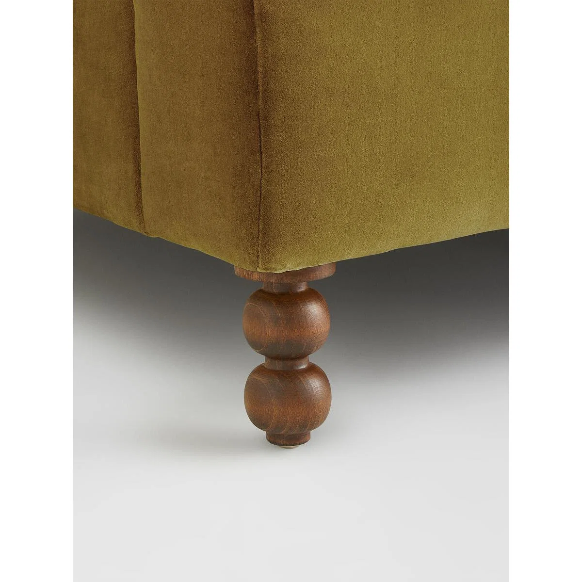 Audrey 4-Seater Sofa, Velvet Ochre – image 6