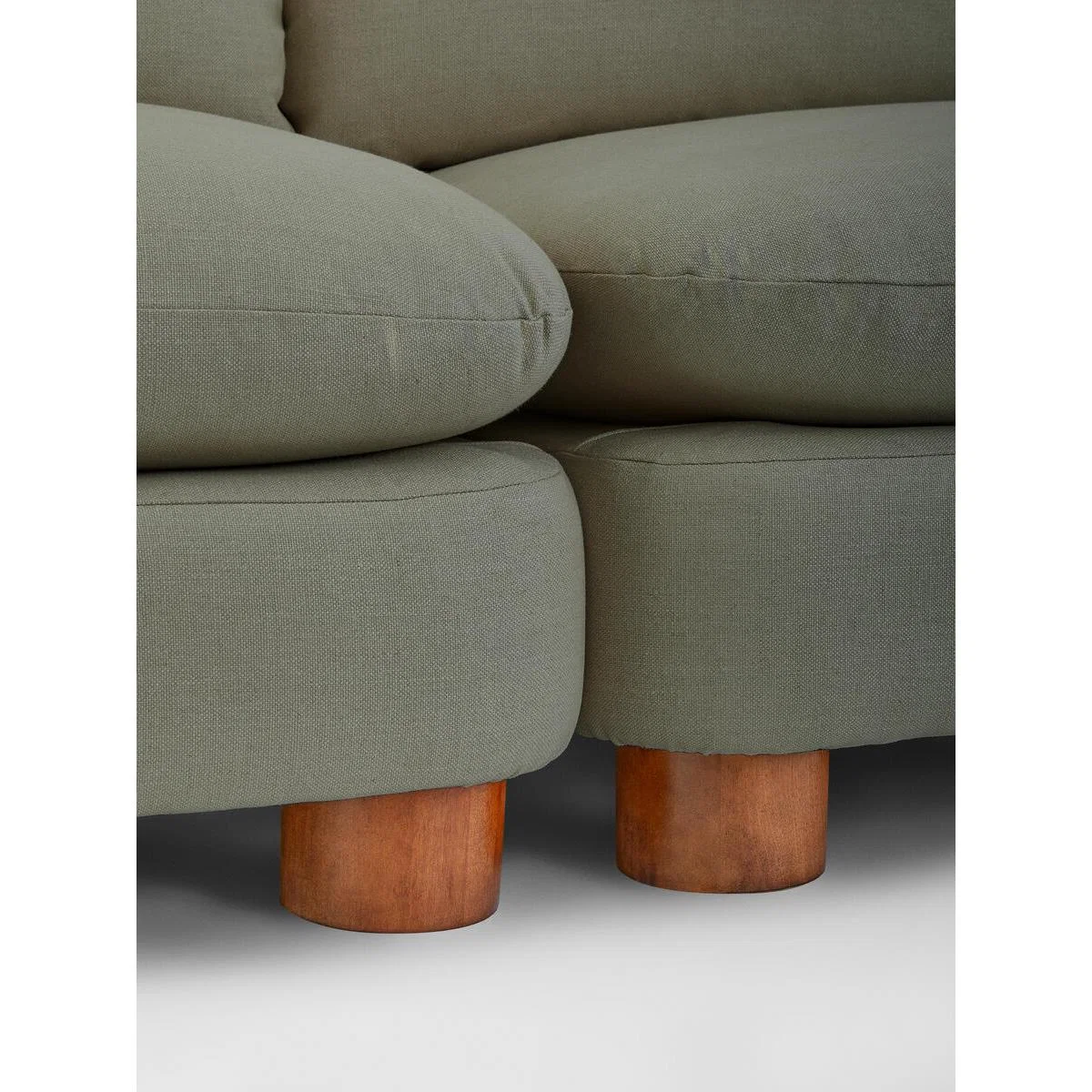 Vivienne Modular Sofa, 4 Seater, Linen Loden, UK – image 6