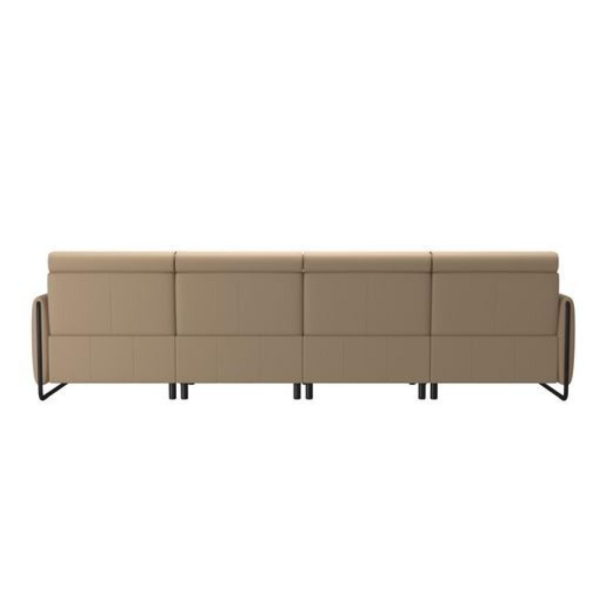 Stressless Emily 4 Seater Sofa - Steel Arms Emily 4 Seater Sofa Steel Arm - PalomaCori Leather – image 4