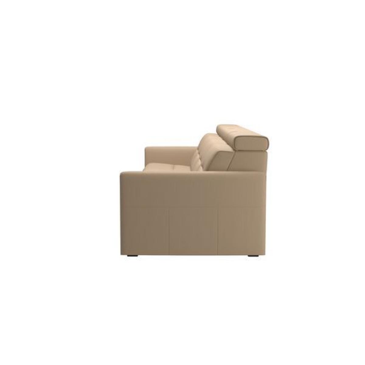 Stressless Emily 4 Seater Sofa - Wood Arms Emily 4 Seat Sofa Wood Arm - Pioneer Leather – image 3