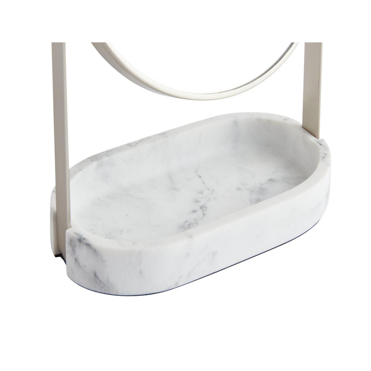 Habitat Marble Pedestal Mirror with Tray – image 3