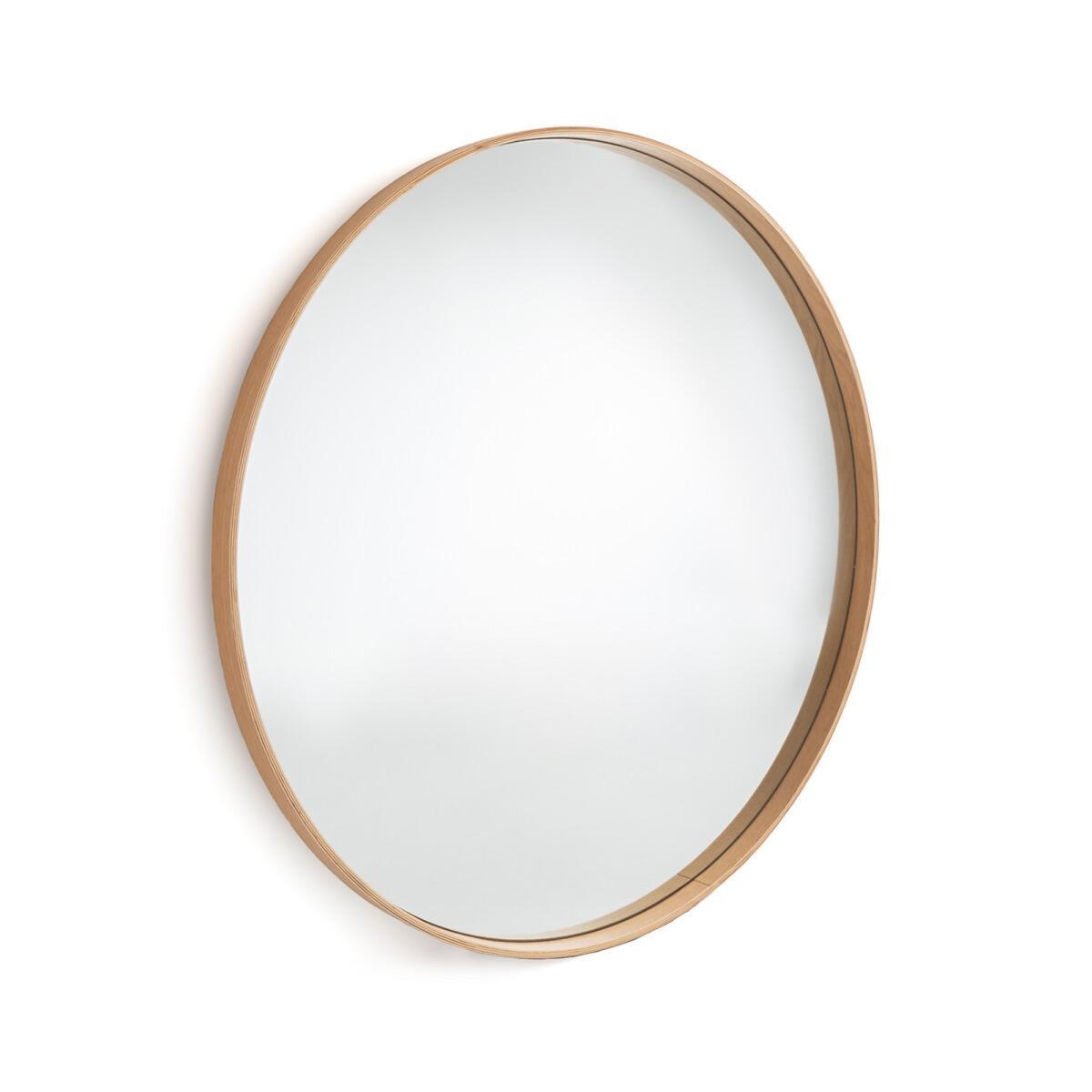 Alaria Round Oak Mirror, Diameter 120cm – image 2