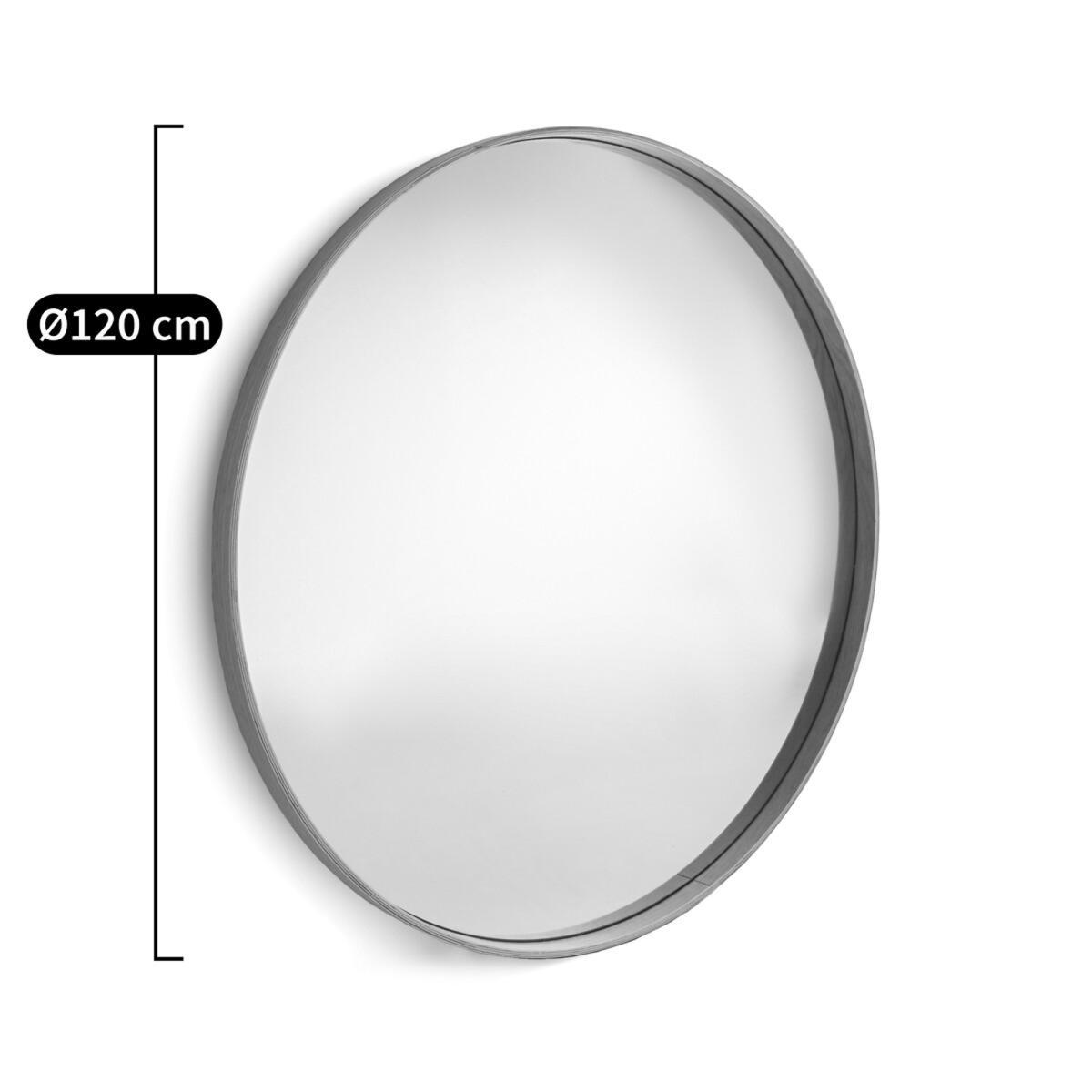 Alaria Round Oak Mirror, Diameter 120cm – image 4