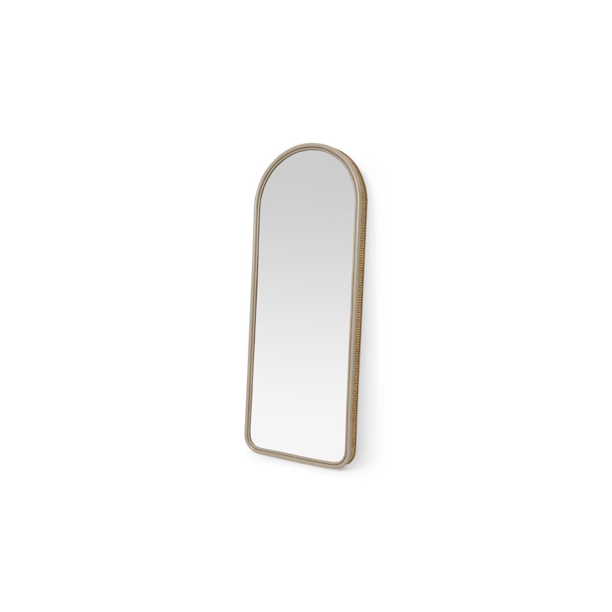 Lumera Leaner Mirror, 70 x 180 cm, Taupe Rattan – image 2
