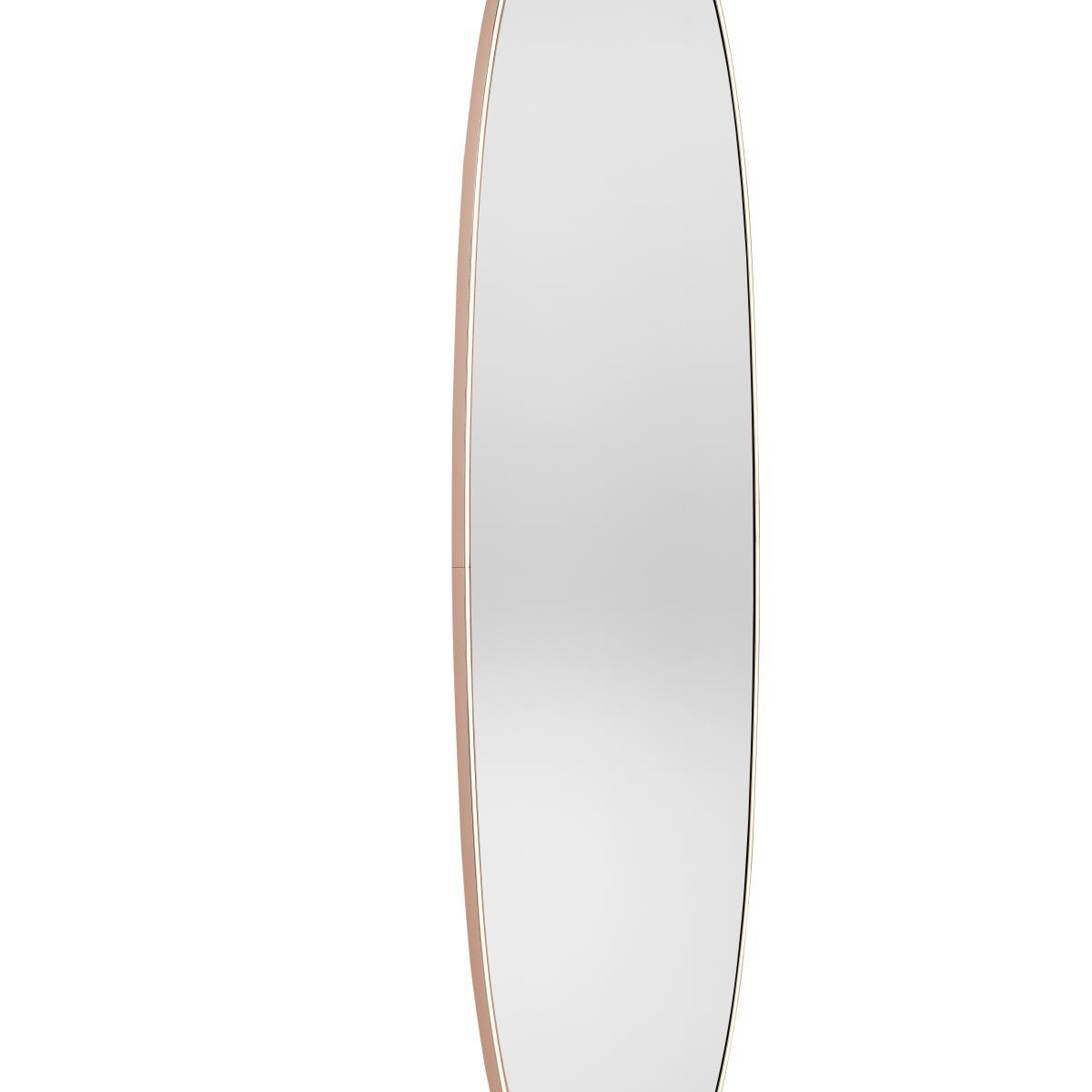 La Plus Belle Illuminated mirror - LED / By Starck - H 205 cm by Flos Copper/Metal – image 2