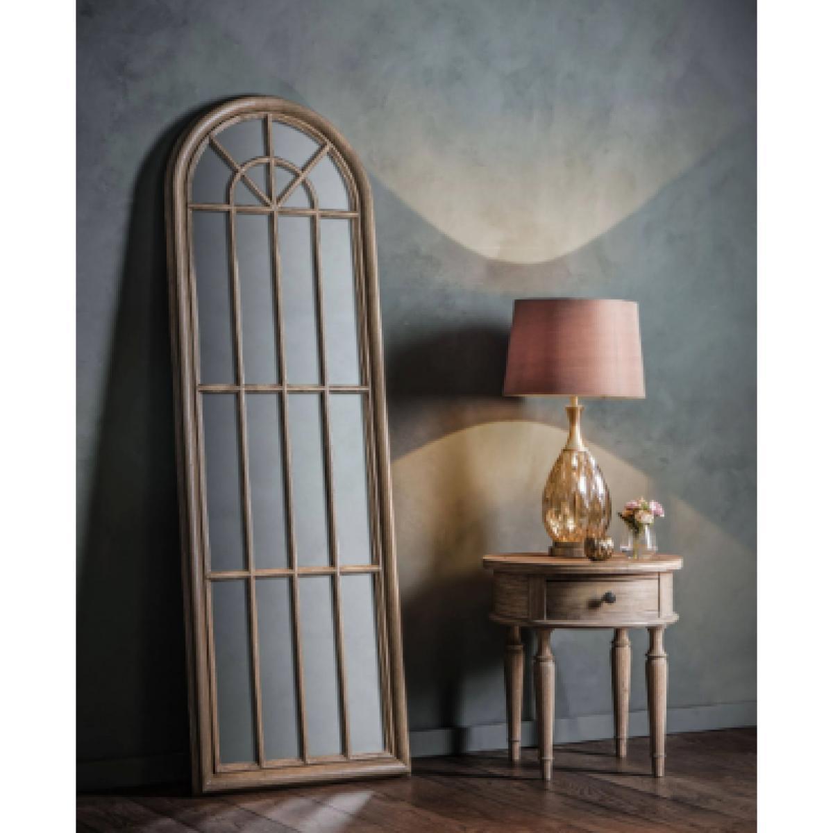 Gallery Direct Curtis Arched Window Pane Mirror - White – image 2