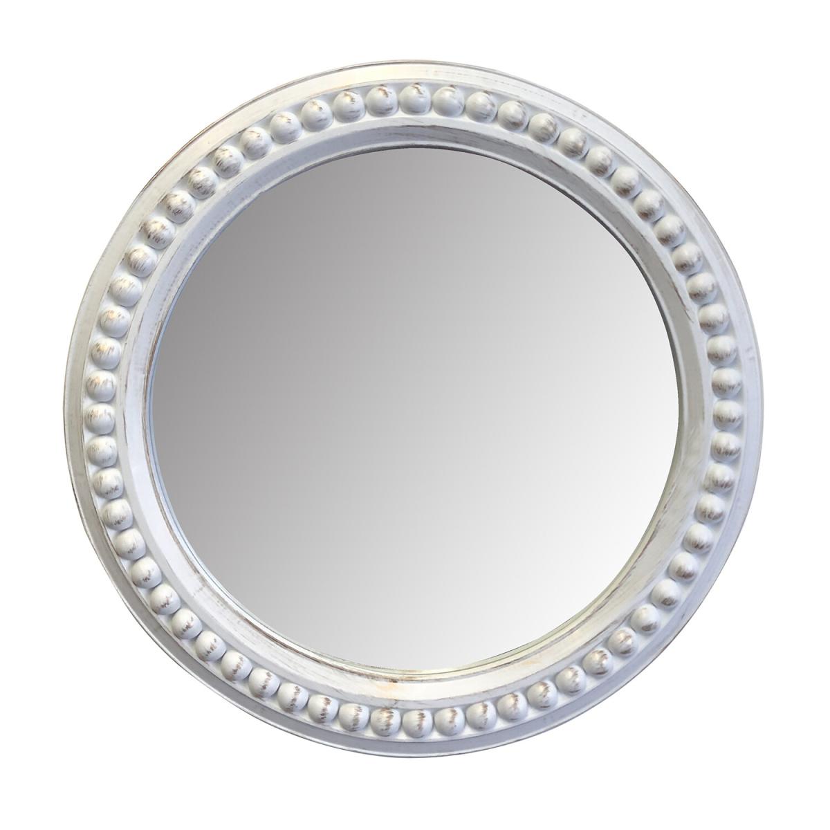 Melton Round Beaded Mirror – image 2