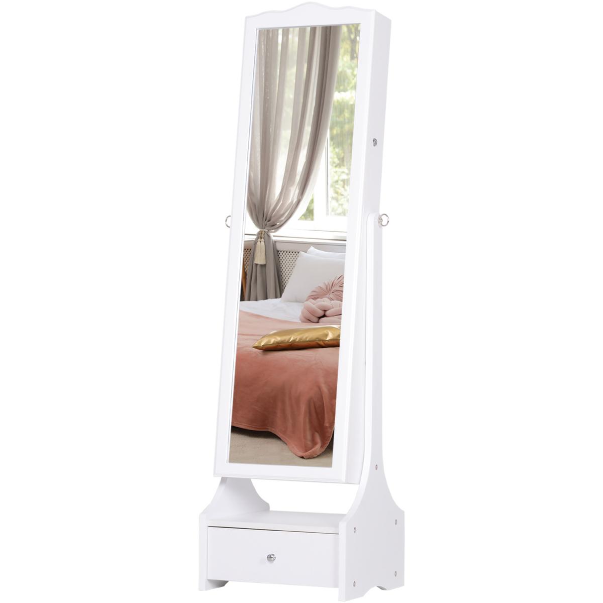 Jewellery Cabinet with LED Mirror Cabinet  - Brown – image 8