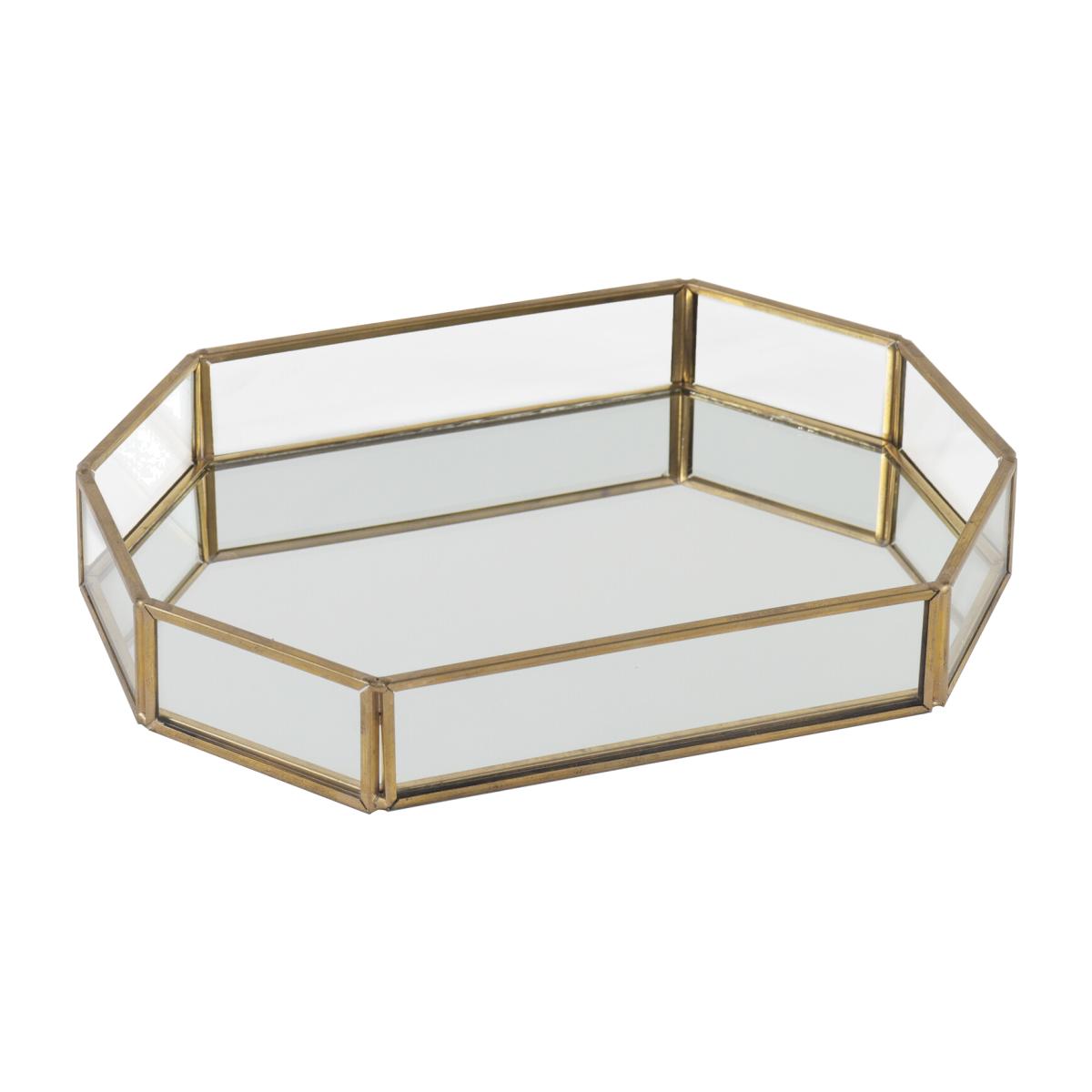 Gold Mirror Tray – image 1