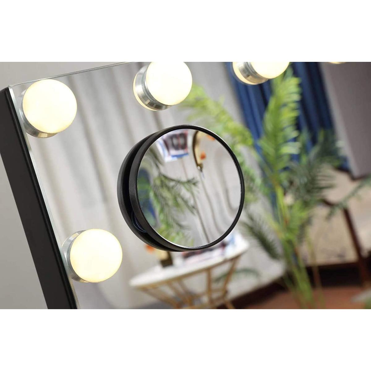 LED Glam Hollywood Dressing Table Mirror Vanity - silver – image 7