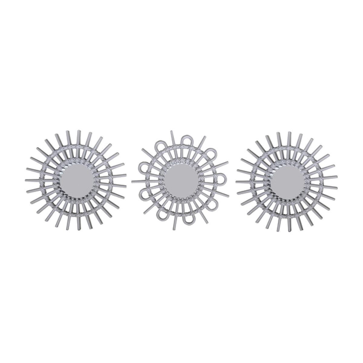 Set Of 3 Nautical Porthole Mirrors
