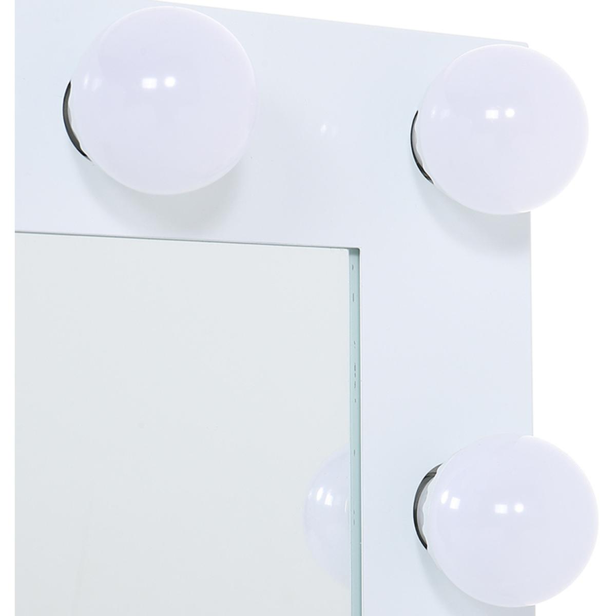 Hollywood Standard Cold White Vanity Mirror with LED - White / 50cm – image 17
