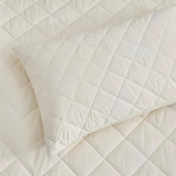 Fogarty Unbleached Wool Pillow Protector Pair – image 3