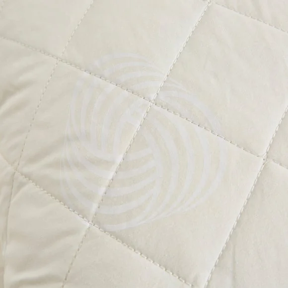Fogarty Unbleached Wool Pillow Protector Pair – image 4