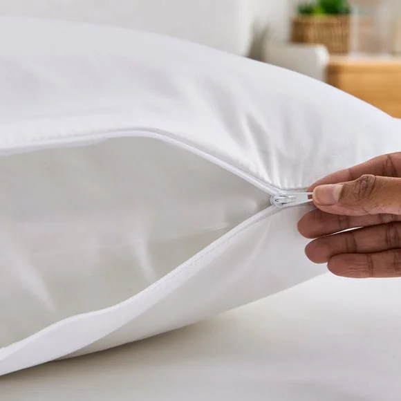 Fogarty Set of 2 Bamboo and Cotton Pillow Protectors – image 4