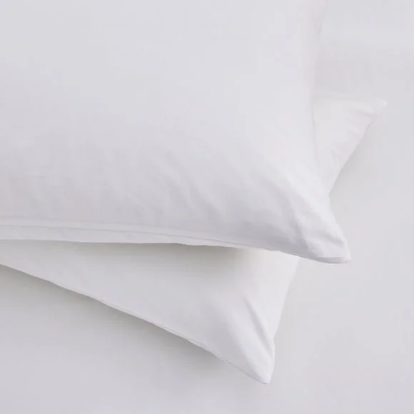 Fogarty Set of 2 Anti-Bacterial 100% Cotton Pillow Protectors – image 2