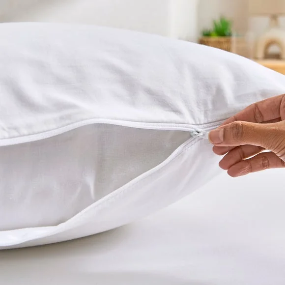 Fogarty Set of 2 Anti-Bacterial 100% Cotton Pillow Protectors – image 4