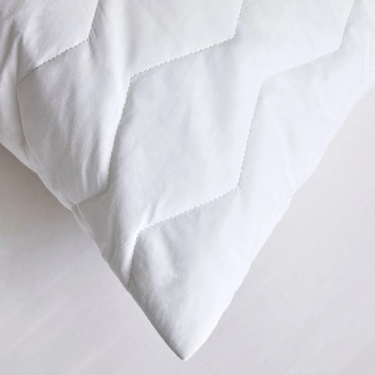 Fogarty Cotton Pillow Protector Pair White – image 2